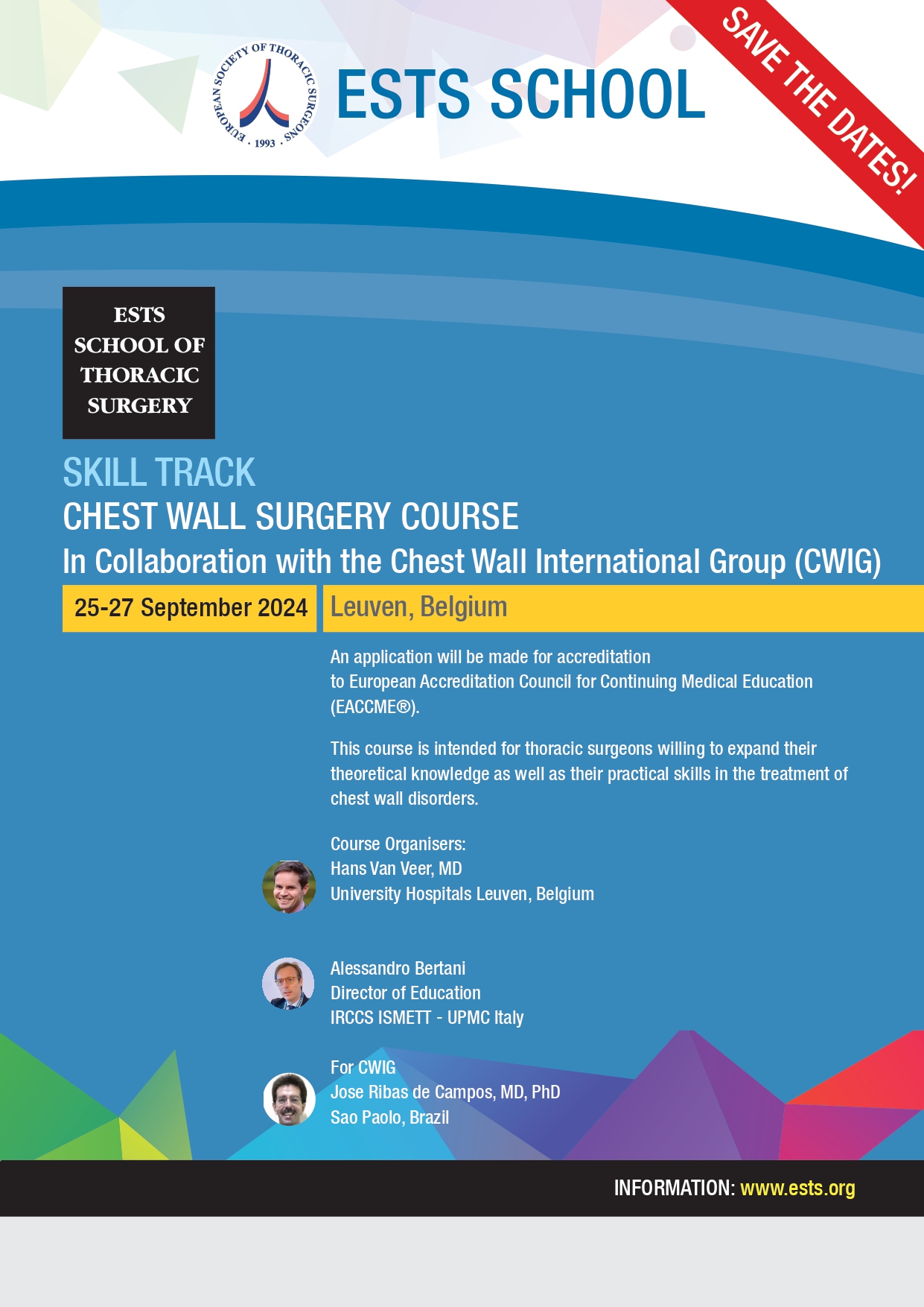 Registration Open:  Chest Wall Surgery Course image