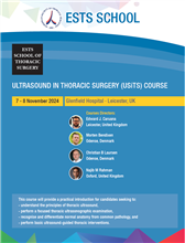 Registration Open: Ultrasound in Thoracic Surgery (USiTS) Course